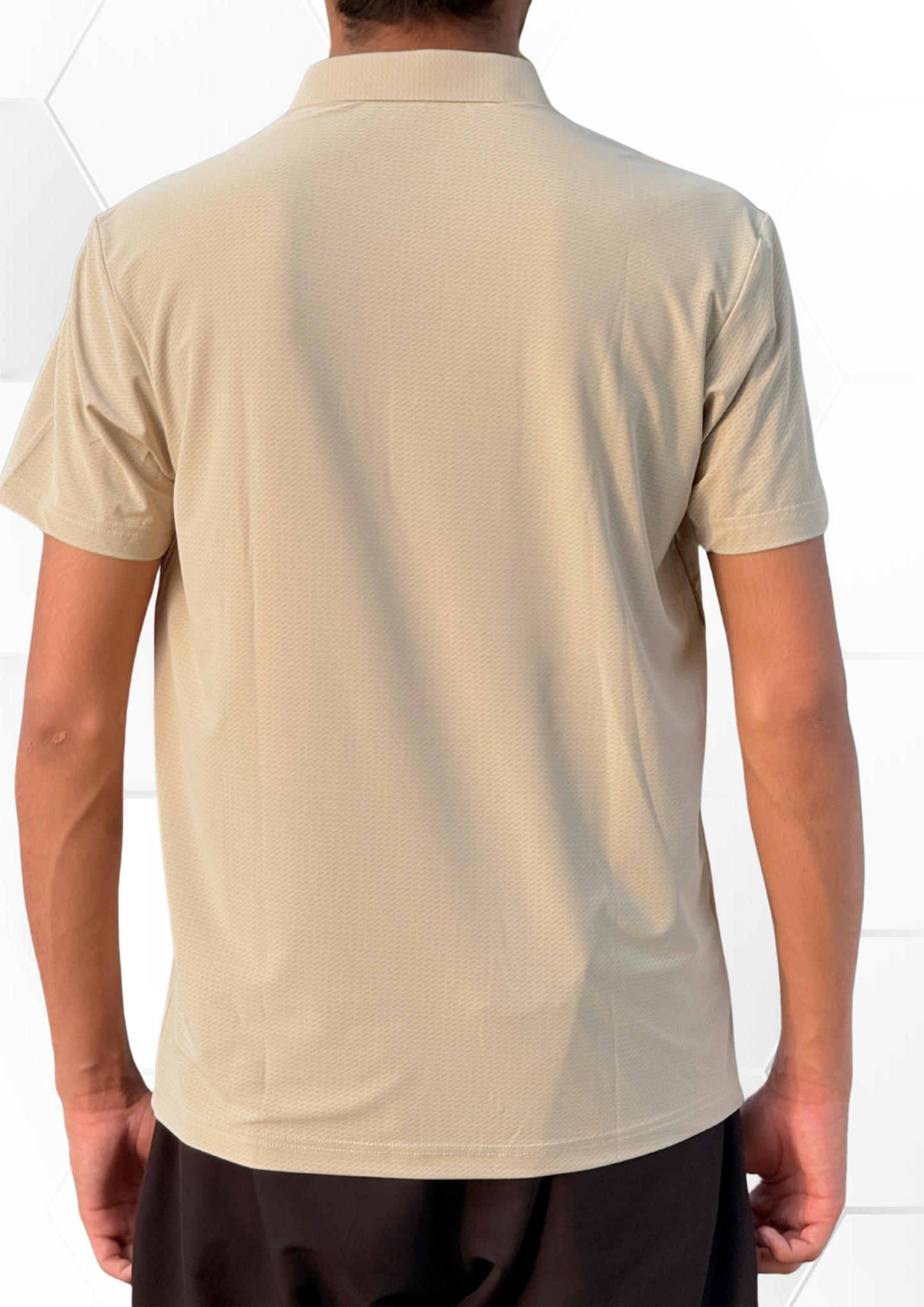 Mesh Knit Polo Shirt