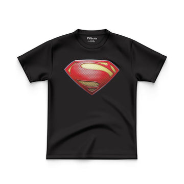 DIGITAL POLYESTER - BLACK SUPERMAN TEE DG010150FP