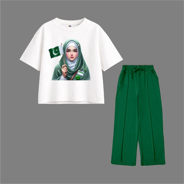 14 AUGUST GIRL FLAG Oversized Tracksuit