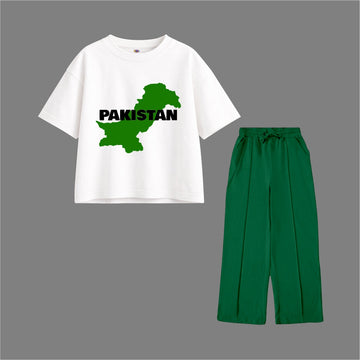 14 AUGUST MAP OF PAKISTAN Oversized Tracksuit