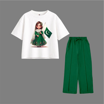 14 AUGUST CUTE PAKISTANI GIRL Oversized Tracksuit