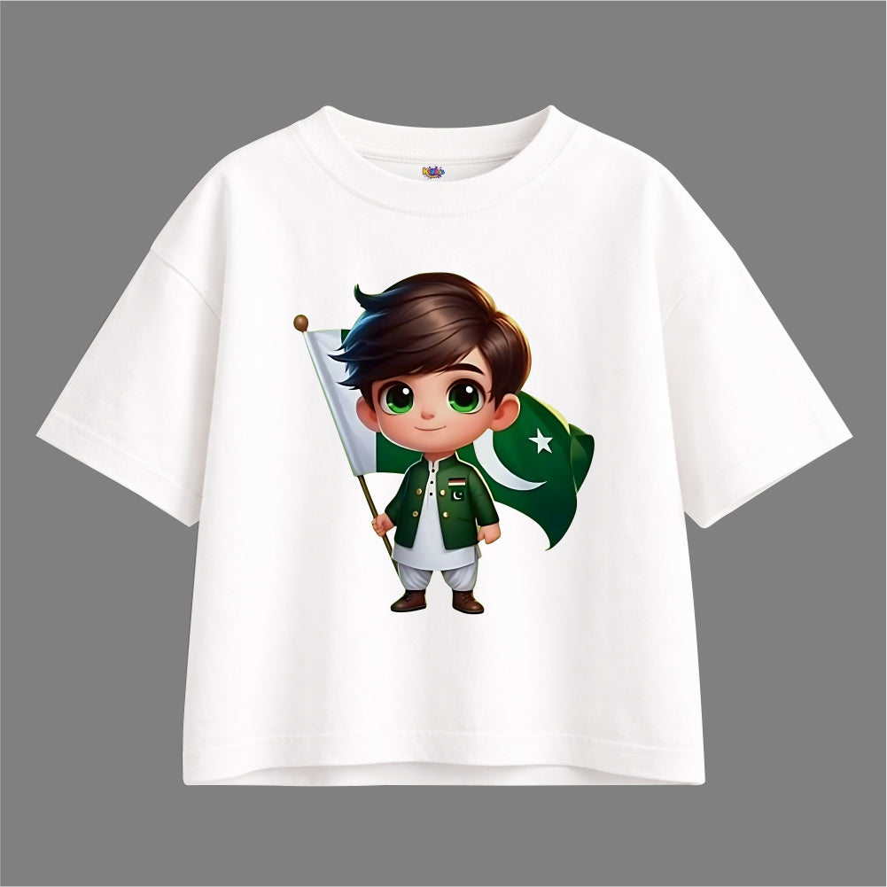 14 AUGUST BOY WITH FLAG Oversized Tracksuit