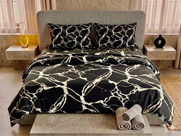 Cotton Bedsheet Black tex