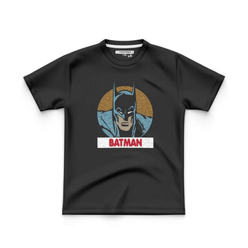 JUNIOR COTTON BLACK BATMAN COMIC TEE