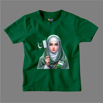 14 AUGUST GIRL FLAG T-SHIRT