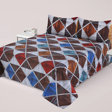 Premium Cotton Super King Bedsheet - Special Addition- MS21