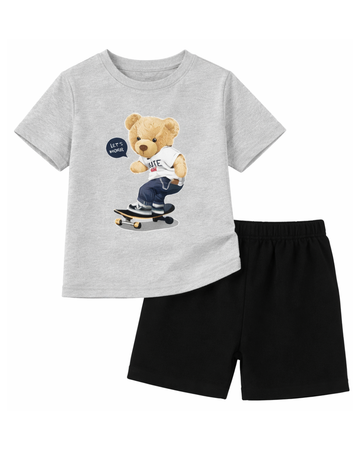 SKATE BEAR SHORT SET