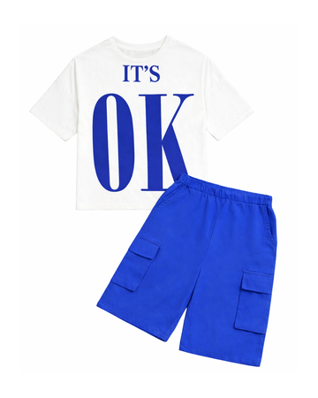 IT'S OK SHORT SET