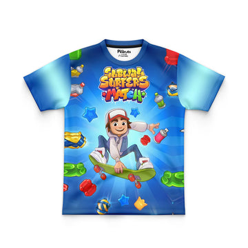 DIGITAL POLYESTER - SUBWAY SURFER ALL OVER TEE DG01066AO