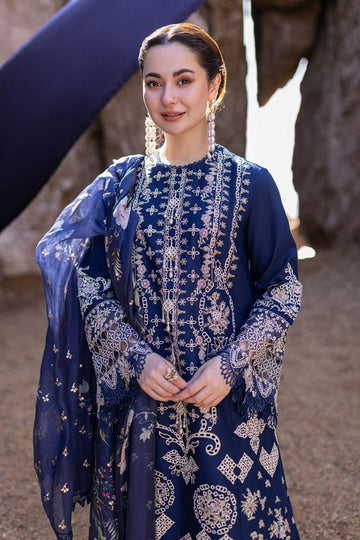 Sapphire 3PC Embroidered Lawn Suit