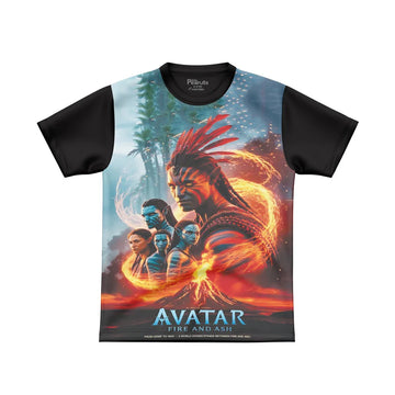 DIGITAL POLYESTER - AVATAR FIRE AND ASH TEE DG01170FP