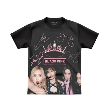 DIGITAL POLYESTER - BLACK PINK GIRLS TEE DG01177FP