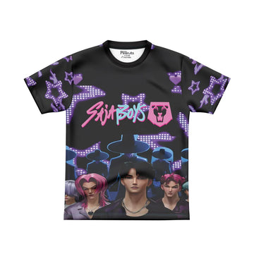 DIGITAL POLYESTER - BLACK SAJA BOYS TEE DG01178AO