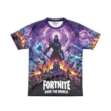 DIGITAL POLYESTER - FORTNITE BATTLE GROUND TEE DG01197AO
