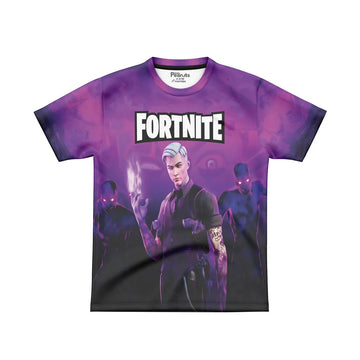 DIGITAL POLYESTER - LILAC FORTNITE CHARACTER TEE DG01214AO