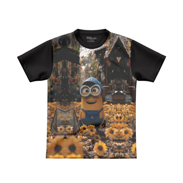 DIGITAL POLYESTER - MINION FLOWERS TEE DG01222FP