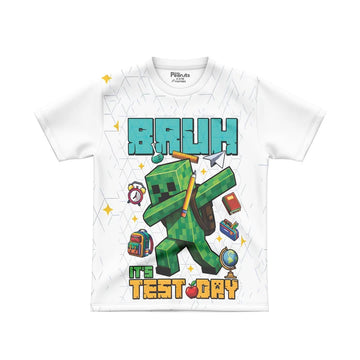 DIGITAL POLYESTER - TEST DAY MINECRAFT TEE DG01245FP