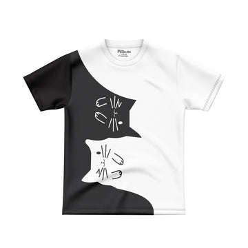 DIGITAL POLYESTER - TWO TONE CAT TEE DG01251FP