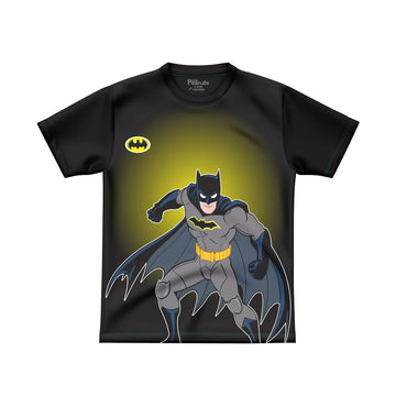 DIGITAL POLYESTER - YELLOW GRADIENT BATMAN TEE DG01259AO