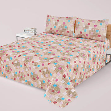 3PC Cotton Bedsheet BD-70