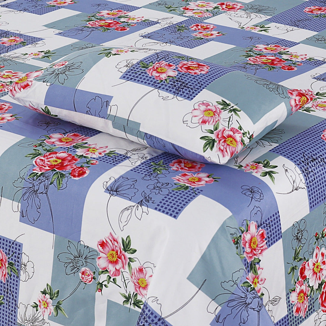 3PC Cotton Bedsheet BD-74