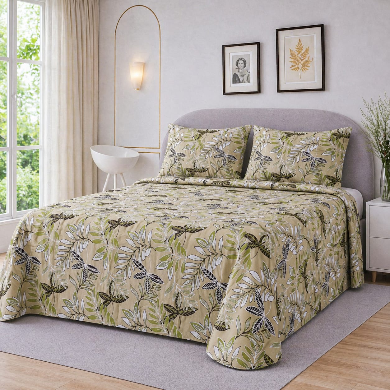 Cotton Bed Sheet -107