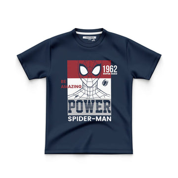 JUNIOR COTTON- POWER SPIDERMAN TEE
