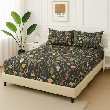 BLACK FOREST- Fitted Bedsheet Set