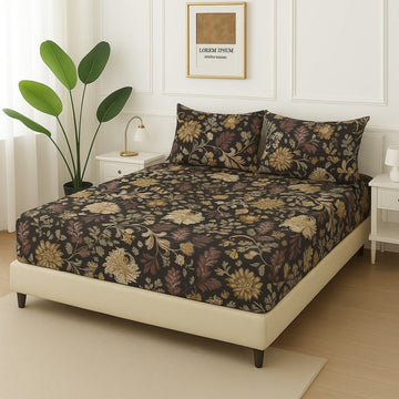 FOREST PATTA- Fitted Bedsheet Set