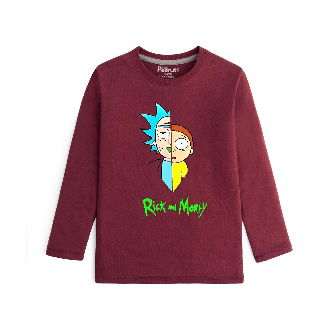 COTTON - RICK & MORTY FULL SLEEVES
