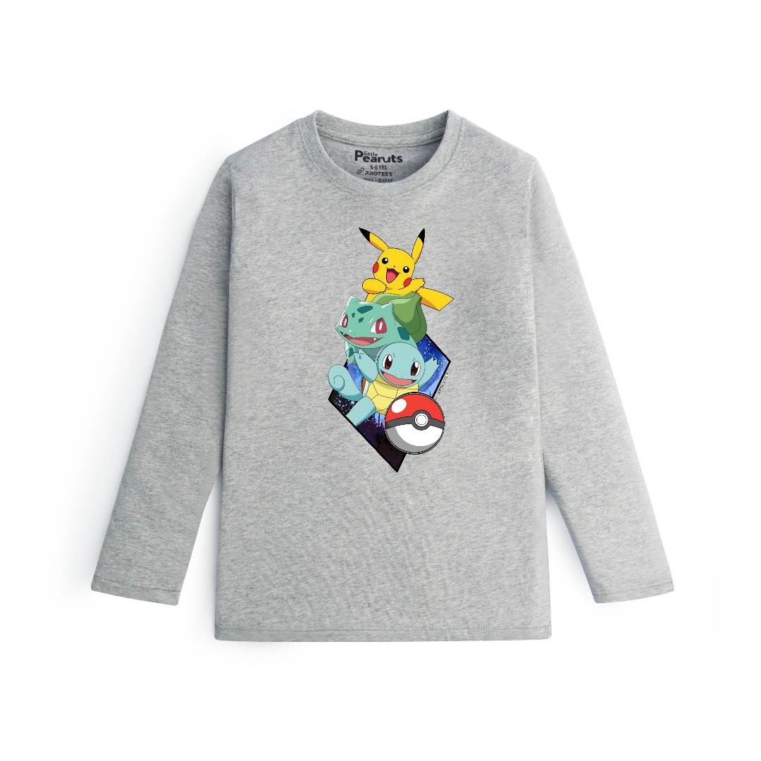 COTTON - PIKACHU FRIENDS FULL SLEEVES