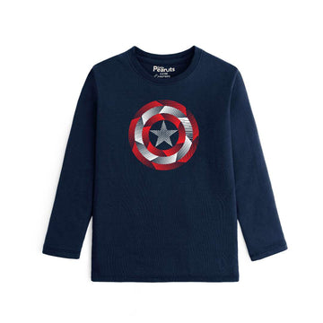COTTON - CAPTAIN AMERICA SHIELD FULL SLEEVES