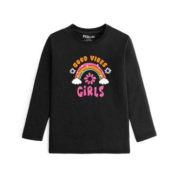 COTTON - GOOD VIBES GIRLS FULL SLEEVES