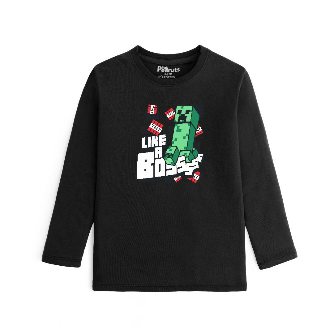 COTTON - CREEPER LIKE A BOSS FULL SLEEVES
