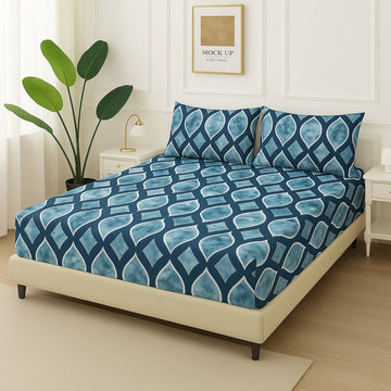 OCEAN -Fitted Bedsheet Set