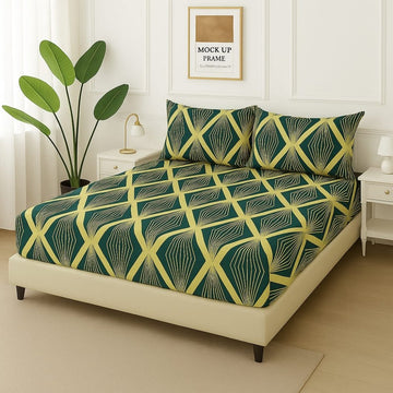 Pyramid -Fitted Bedsheet Set