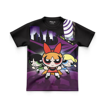 DIGITAL POLYESTER - MOJO JOJO & POWER PUFF GIRLS TEE DG010109FP