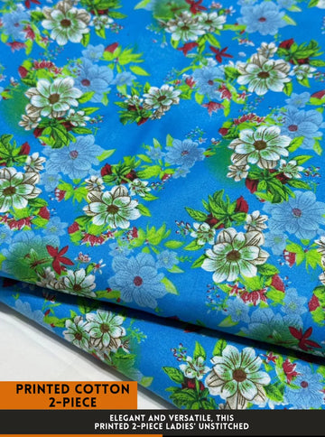 2 Piece Printed Summer Cotton