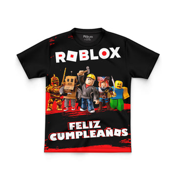 DIGITAL POLYESTER - BLACK ROBLOX TEE DG01066FP