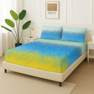 Saag -Fitted Bedsheet Set